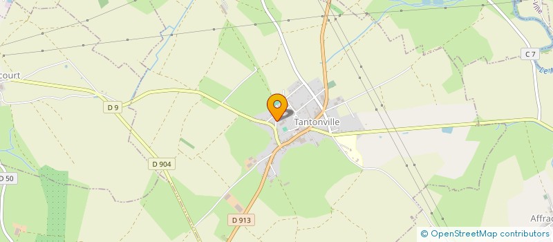 localisation de l'entreprise SCIERIE CALAIS SA à TANTONVILLE