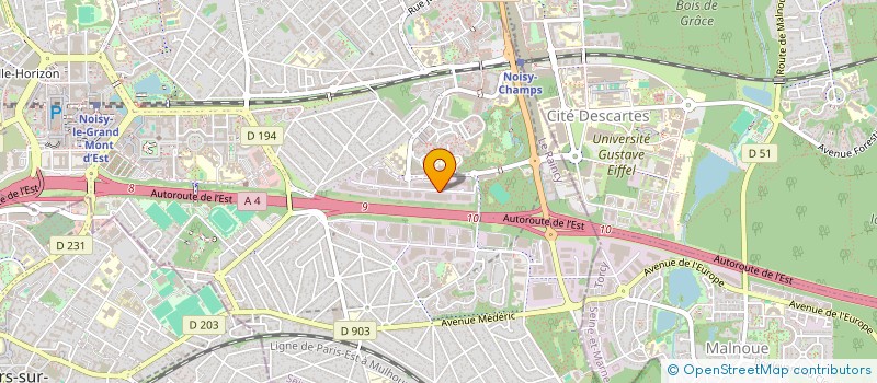 localisation de l'entreprise SCIERIE COLLIN  NOISY-LE-GRAND