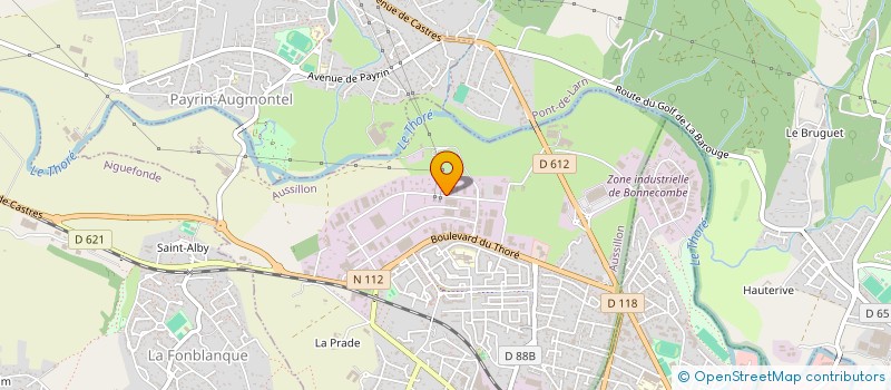 localisation de l'entreprise SCIERIE COUSINIE  AUSSILLON