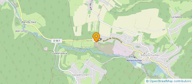 localisation de l'entreprise SCIERIE D'ABRESCHVILLER à ABRESCHVILLER