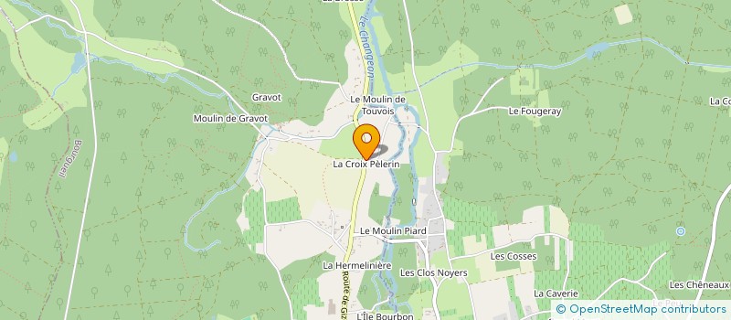 localisation de l'entreprise SCIERIE DE BOURGUEIL à BOURGUEIL