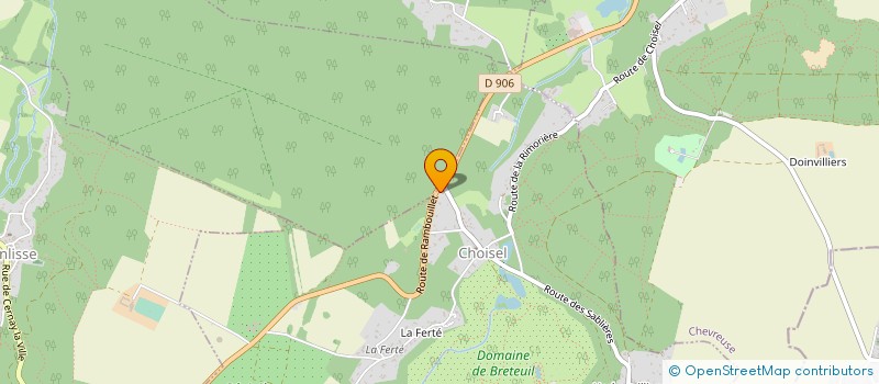 localisation de l'entreprise SCIERIE DE CHOISEL  CHOISEL