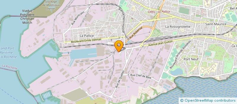 localisation de l'entreprise SCIERIE DE L'ATLANTIQUE à LA ROCHELLE