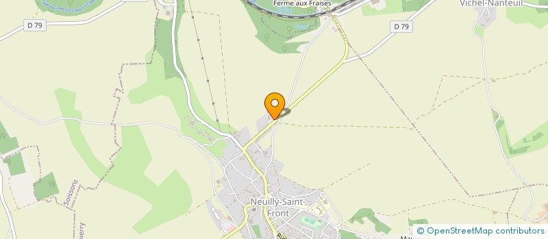 localisation de l'entreprise SCIERIE DE L'OURCQ  NEUILLY-SAINT-FRONT