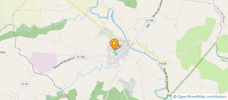 localisation de l'entreprise SCIERIE DE LA PLAGNE à DAUMAZAN-SUR-ARIZE