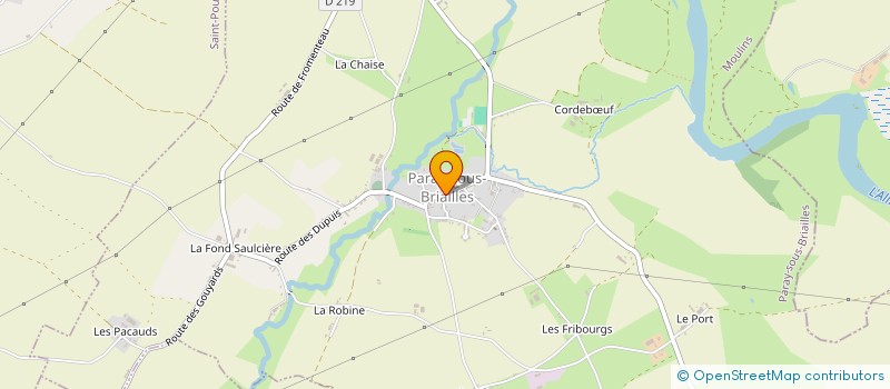 localisation de l'entreprise SCIERIE DE LA SIOULE à SAULCET