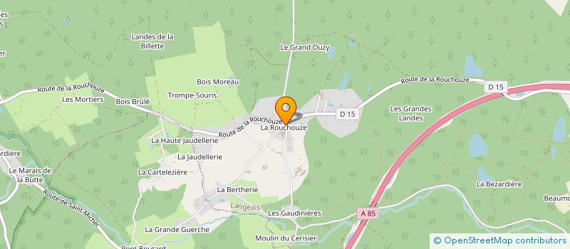 localisation de l'entreprise SCIERIE DE LA TOURAINE à LANGEAIS