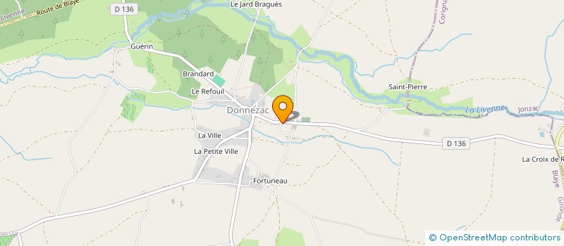 localisation de l'entreprise SCIERIE DE LA VERRERIE JACQUES LAGARDE à DONNEZAC