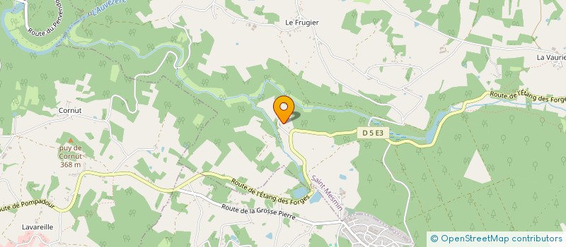 localisation de l'entreprise SCIERIE DE MIREMONT à LANOUAILLE