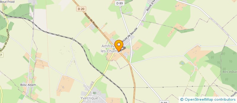 localisation de l'entreprise SCIERIE DES CHAMPS à AMFREVILLE-LES-CHAMPS