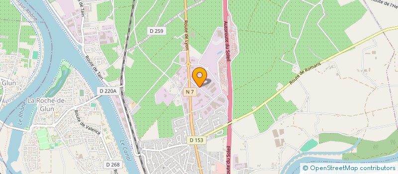 localisation de l'entreprise SCIERIE DROM'BOIS à PONT-DE-L'ISERE