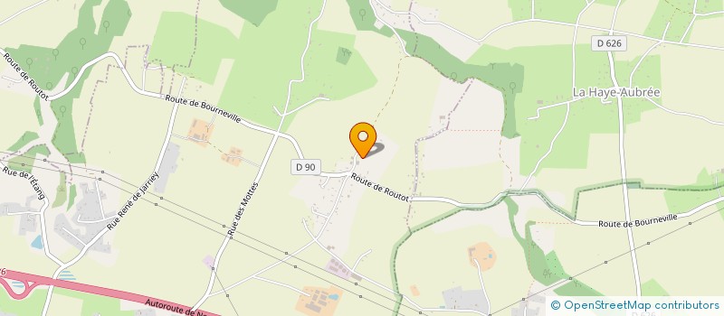 localisation de l'entreprise SCIERIE DU CERF NORMAND  ETREVILLE