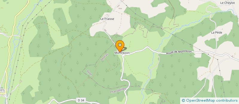 localisation de l'entreprise SCIERIE DU GEVAUDAN à CUBELLES