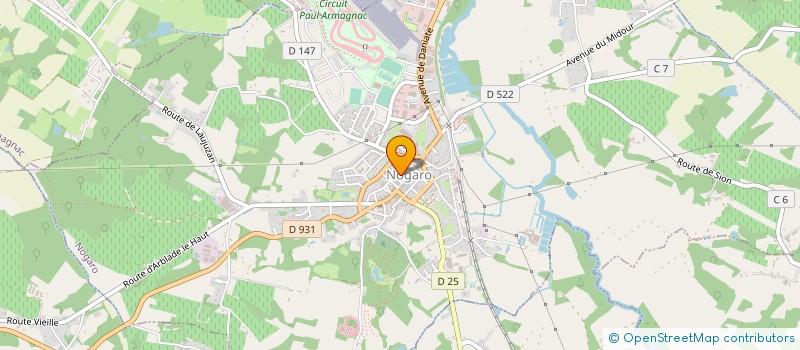 localisation de l'entreprise SCIERIE DU GRAND EST à CAUPENNE D'ARMAGNAC