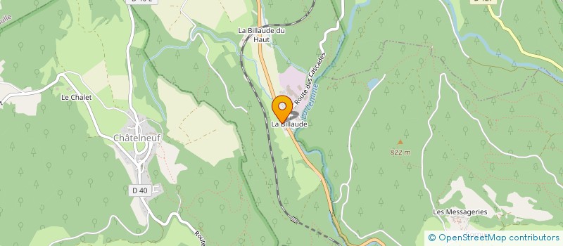 localisation de l'entreprise SCIERIE DU HAUT JURA JACQUEMIN - MIGNOTTE à LE VAUDIOUX