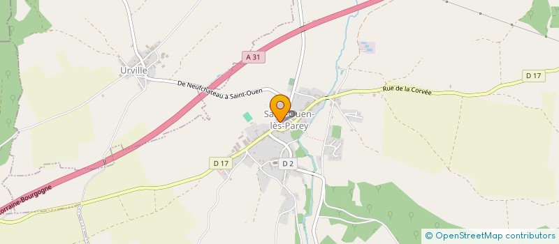 localisation de l'entreprise SCIERIE DU NOBLE CHENE à SAINT-OUEN-LES-PAREY