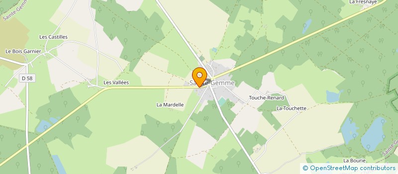localisation de l'entreprise SCIERIE DU PARC à MEOBECQ