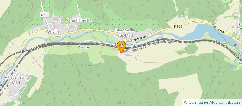 localisation de l'entreprise SCIERIE DU RUPT DE MAD  BAYONVILLE-SUR-MAD