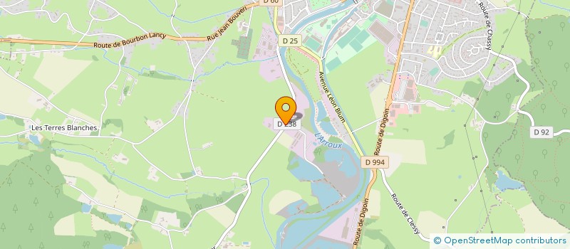 localisation de l'entreprise SCIERIE DU SAUZE à GUEUGNON