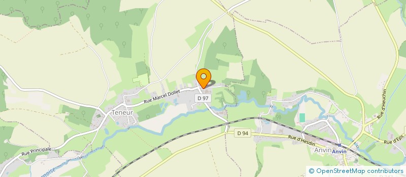 localisation de l'entreprise SCIERIE DU TERNOIS  TENEUR