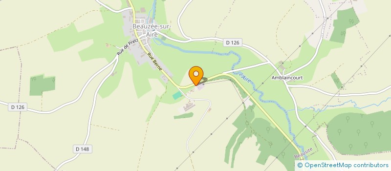 localisation de l'entreprise SCIERIE DU VALLON MEUSIEN SARL à BEAUSITE