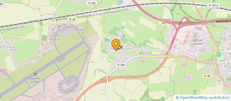 localisation de l'entreprise SCIERIE ET NEGOCE DE BOIS à MITTELBRONN