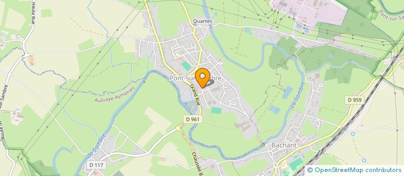 localisation de l'entreprise SCIERIE EXPLOIT FOREST LEMAIRE ALAVOINE à PONT-SUR-SAMBRE