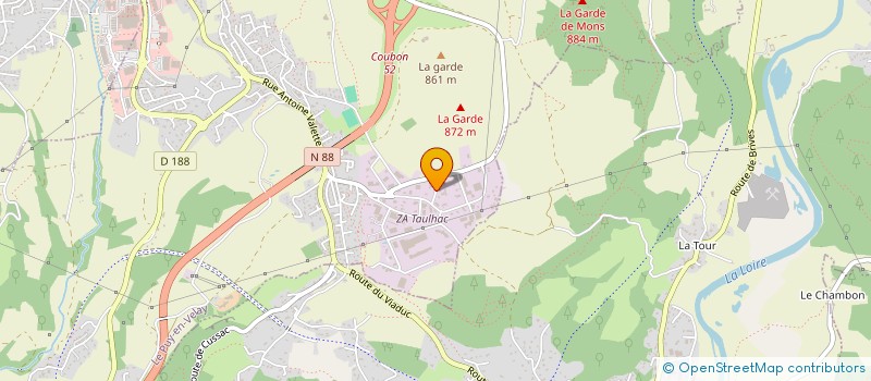 localisation de l'entreprise SCIERIE FOURNIER à LE PUY EN VELAY