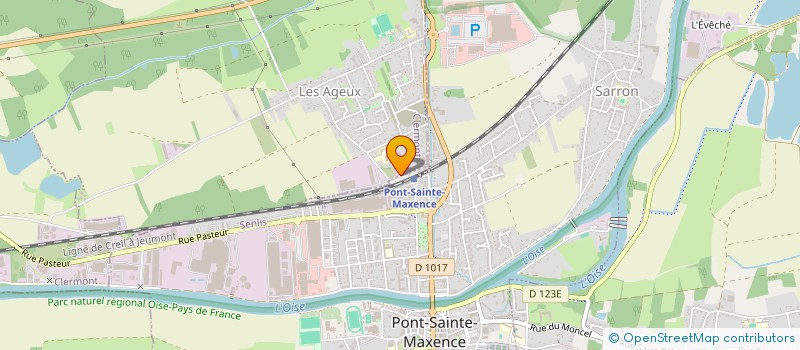 localisation de l'entreprise SCIERIE FRANCRU ET ASSOCIES à LES AGEUX