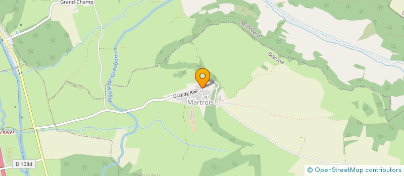 localisation de l'entreprise SCIERIE GAITEY SARL à POUILLY-EN-AUXOIS
