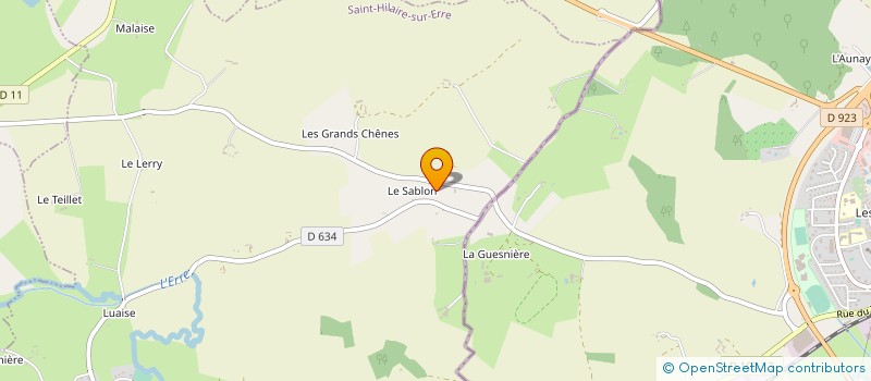 localisation de l'entreprise SCIERIE GERMOND à PERCHE-EN-NOCE
