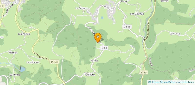 localisation de l'entreprise SCIERIE JEAN LACHIZE à COURS
