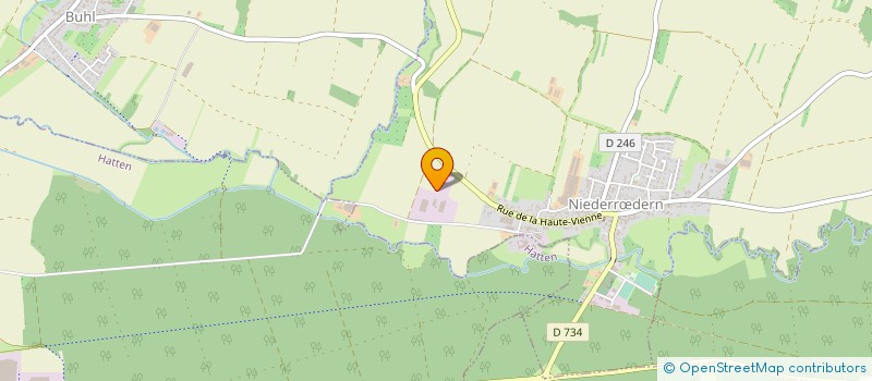 localisation de l'entreprise SCIERIE KOCHER à NIEDERRŒDERN