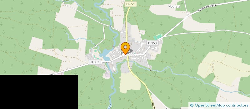 localisation de l'entreprise SCIERIE LABADIE ET FRERES  BROCAS