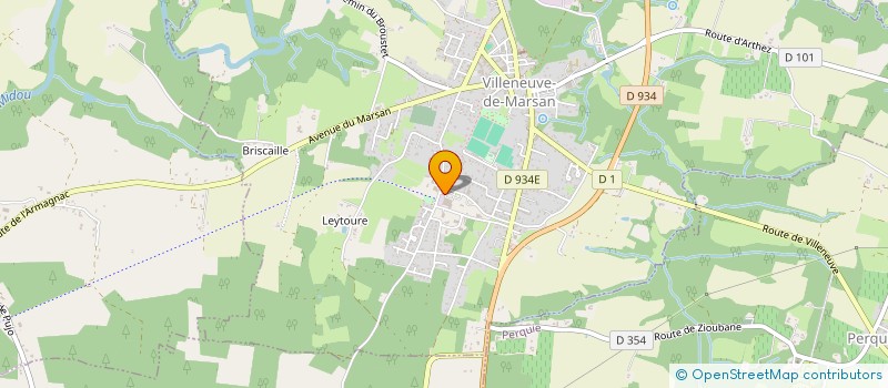 localisation de l'entreprise SCIERIE LAFOND  VILLENEUVE-DE-MARSAN