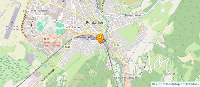 localisation de l'entreprise SCIERIE LARESCHE à SAINTE-COLOMBE