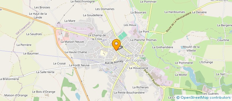 localisation de l'entreprise SCIERIE LEBIGOT à VAL-COUESNON