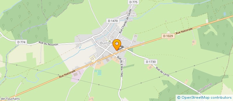localisation de l'entreprise SCIERIE LEFEBVRE ET FILS à BUIRONFOSSE
