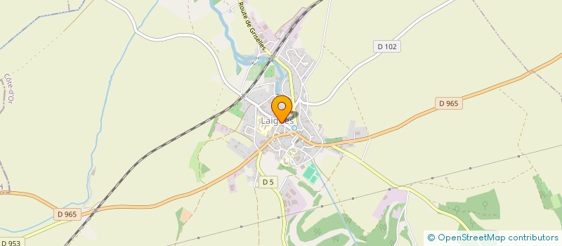 localisation de l'entreprise SCIERIE MARTIN PERE ET FILS à LAIGNES