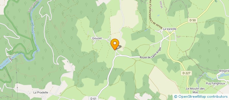 localisation de l'entreprise SCIERIE MASSON  VITRAC