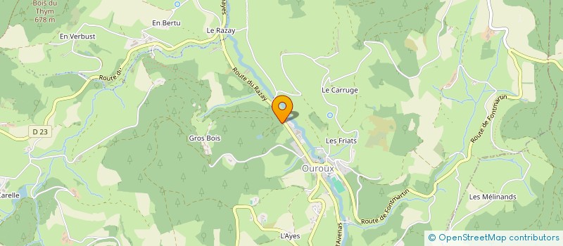 localisation de l'entreprise SCIERIE MATRAY  DEUX-GROSNES