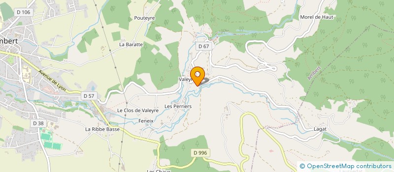 localisation de l'entreprise SCIERIE MONTEIL à AMBERT