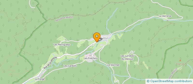 localisation de l'entreprise SCIERIE MOUGENOT à SERVANCE-MIELLIN