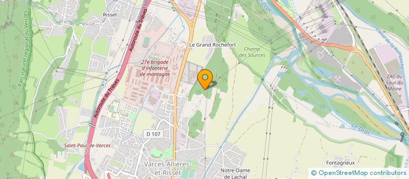 localisation de l'entreprise SCIERIE NIER à VARCES-ALLIERES-ET-RISSET