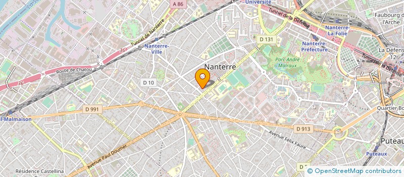 localisation de l'entreprise SCIERIE PARQUETERIE DU CHER à NANTERRE