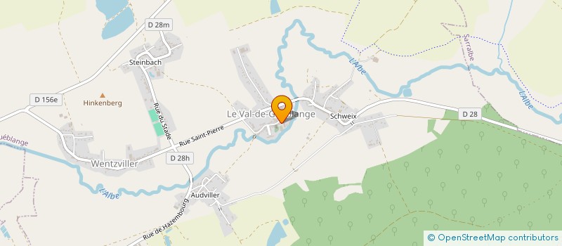 localisation de l'entreprise SCIERIE PARQUETERIE LORRAINE SARL à LE VAL-DE-GUEBLANGE