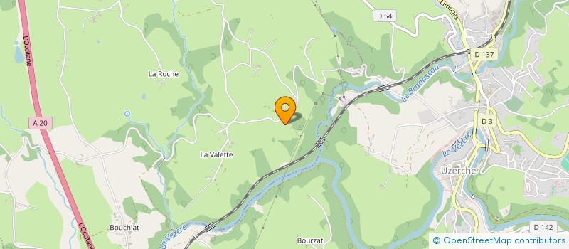 localisation de l'entreprise SCIERIE PARSEJOUX ET FILS à SAINT-YBARD
