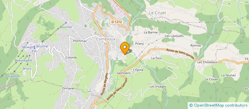 localisation de l'entreprise SCIERIE SOCQUET-CLERC à COMBLOUX