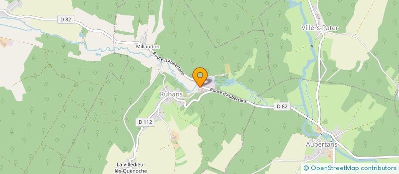 localisation de l'entreprise SCIERIE VERDANT  RUHANS