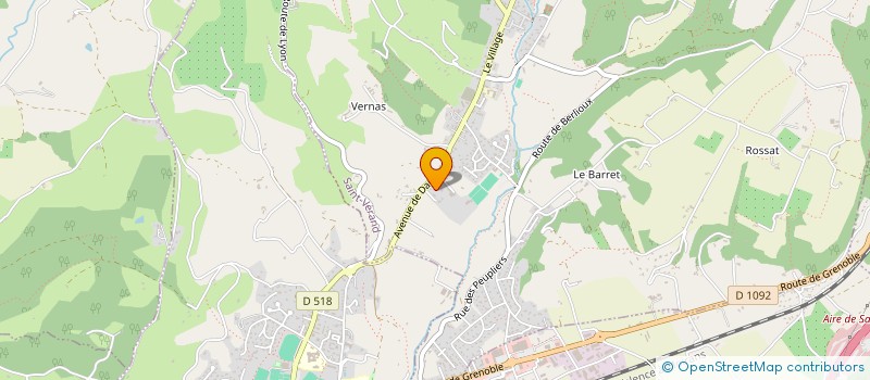 localisation de l'entreprise SCIERIE VIRGILIO MOCELLIN ET FILS à SAINT-VERAND